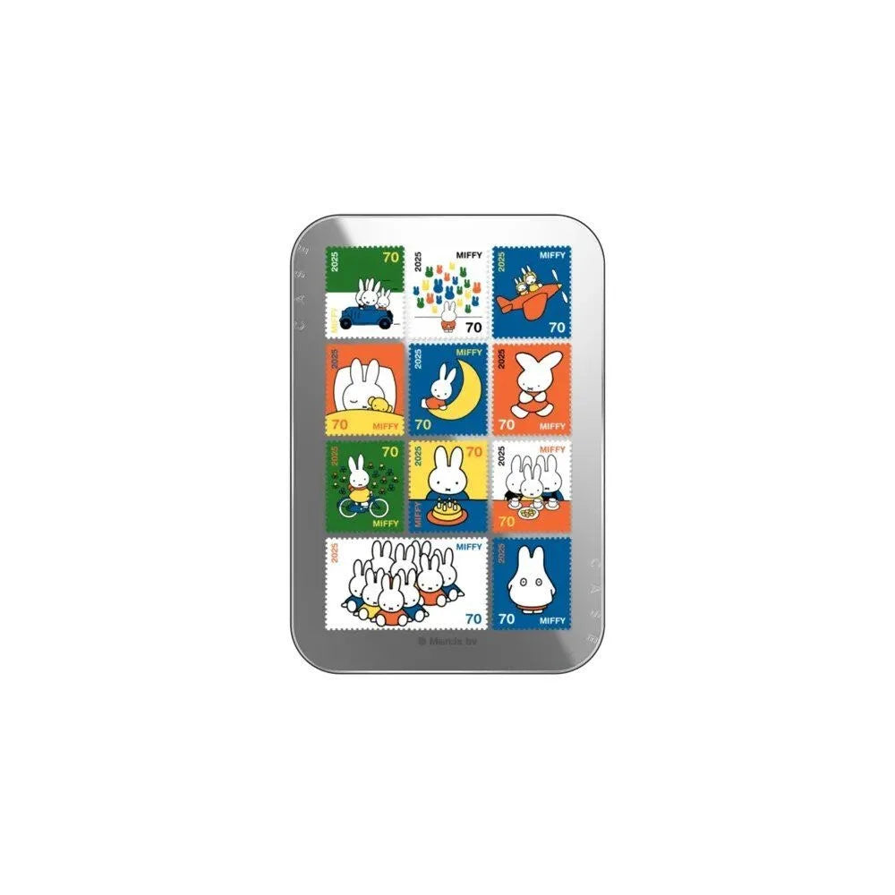 Kawaii Miffy Magnetic Phone Stand Cute Mirror Surface Foldable Portable Desk Holder Smartphone Viewing Streaming Girl Gift Pi-Mart