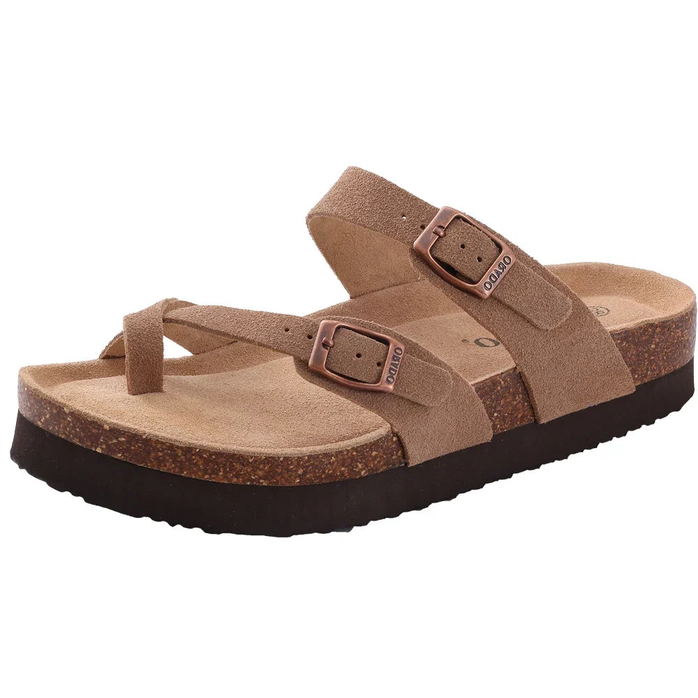 Litfun New Women Clogs For Women Fashion Cork Suede Mules Slipper Classic Cork Antislip For Outdoor Slippers With Arch Support LadyShow.Store