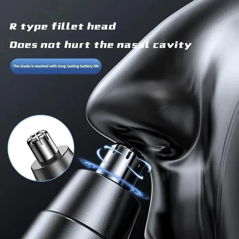 Electric Nose Hair Trimmer Safe Not To Hurt The Nose Not Stuck Hair Multifunctional Shaving Nose Hair Electric Eyebrow Trimmer Pi-Mart