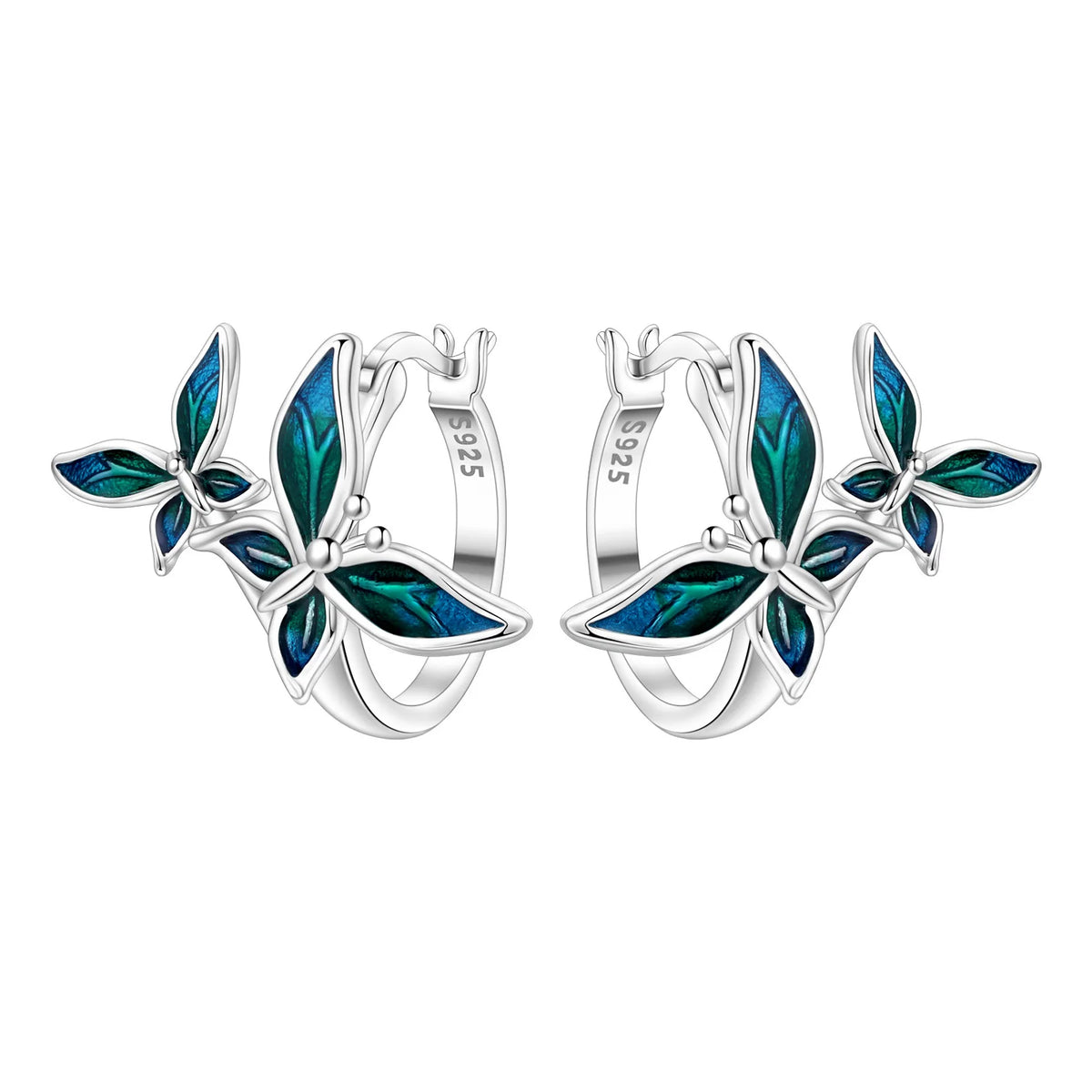 925 Sterling Silver Cute Lazy Cat Animal Pet Earrings Jewelry Hoop Earrings For Women Jewelry Birthday Party Fine Gifts Pi-Mart