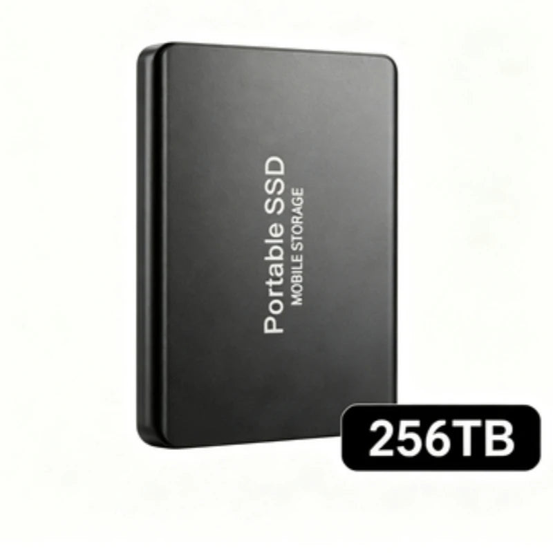 Portable External SSD, 1TB-16TB Large Capacity USB3.1 High Speed Solid State Drive, Lightweight Storage for Laptop, Desktop, Mac Pi-Mart