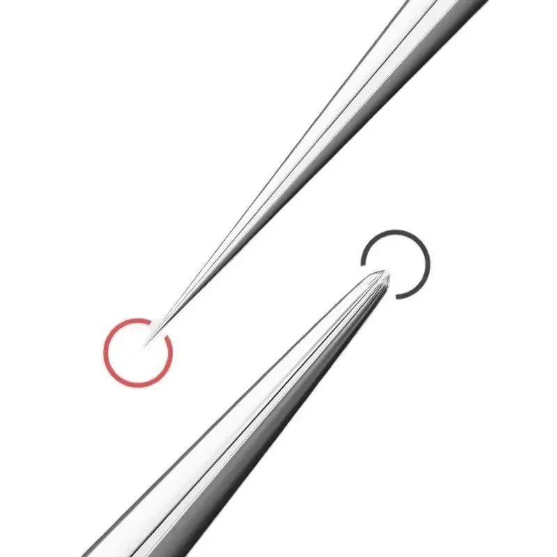 German 1/3/8Pack Extra Fine No. 5 Cellular Acne Blackhead Tweezers - Facial Beauty Remove Acne Needle Tools for Skin Care Tools Pi-Mart