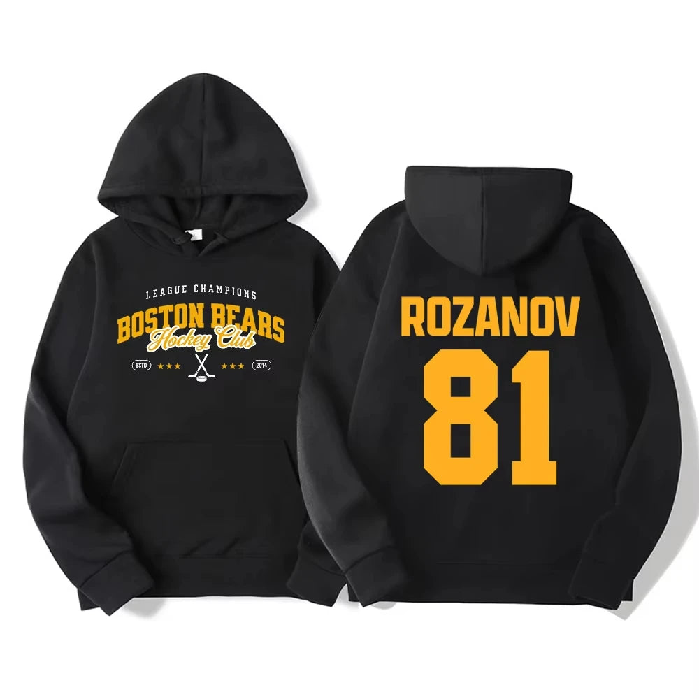 Cotton Hoodie Shirt Heated Rivalry TV Hoodies Shane Hollander 24 Llya Rozanov 81 Scott Hunter 21 Sweatshirt Men Women Streetwear Pi-Mart