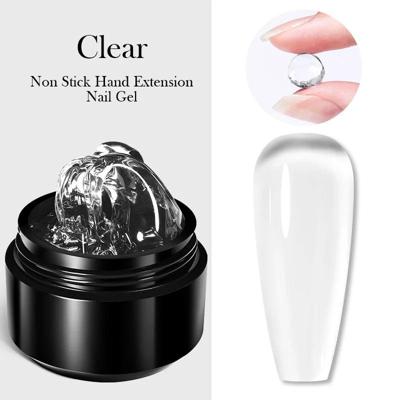 BORN PRETTY 15ml Non Stick Hand Extension Gel Nail Polish Carving Flower Nail Art Shaping Solid Acrylic Nail Gel Varnish Tri Light Beauty