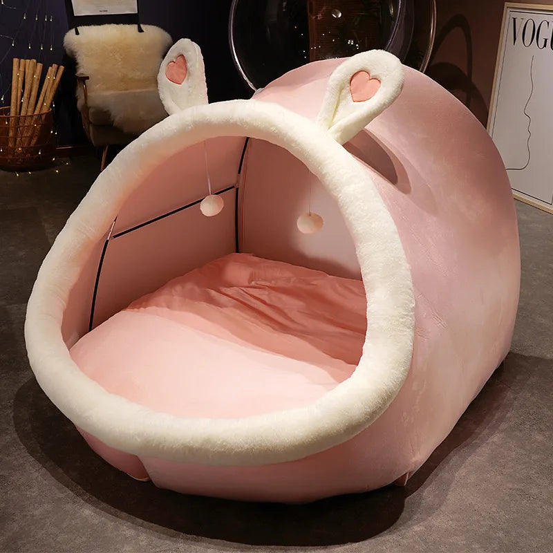 Cute Oversized Adult Child Plush Tent Cozy House Lazy Person Sofa On The Ground Cat's Nest Christmas Cushions Sitting Cushion Pi-Mart