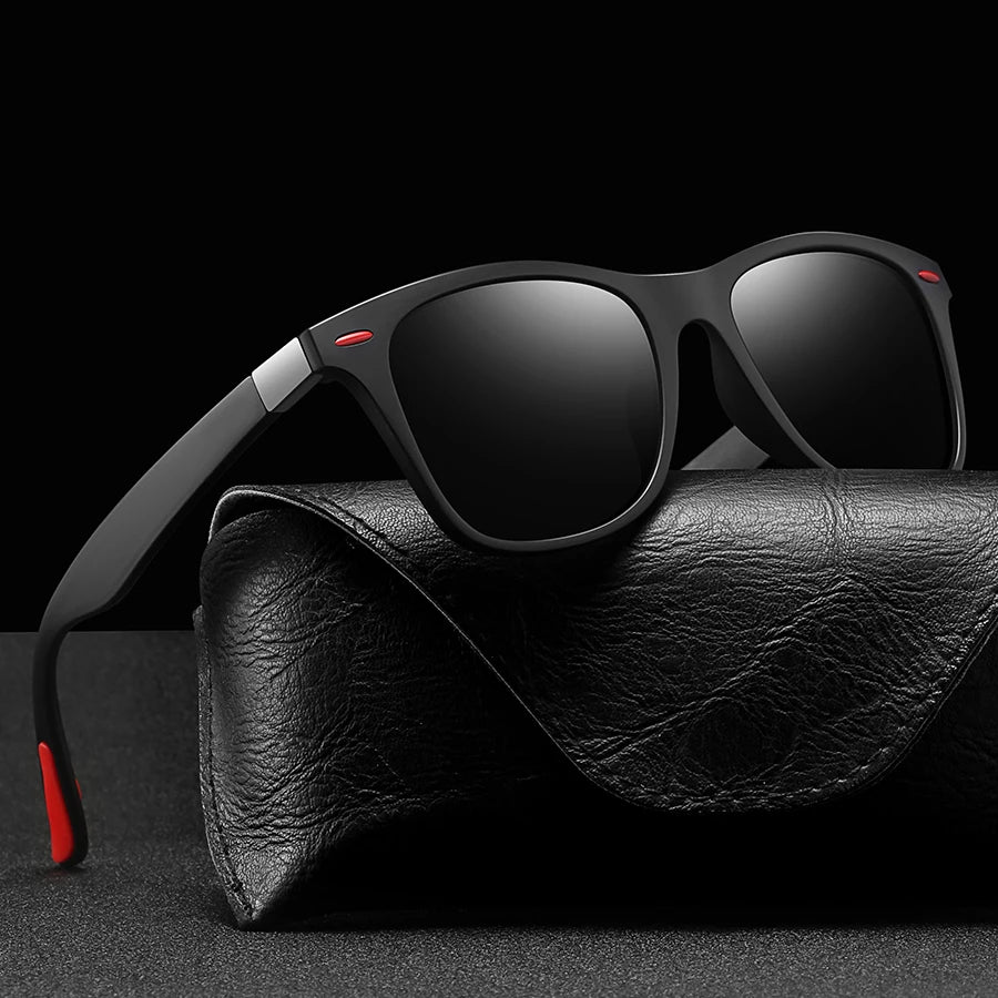 1-2-3PCS Fashion Vintage Square Unisex Driving Fishing Sunglasses Men Women Luxury Brand Designer Sun Glasses Anti-Glare Eyewear Pi-Mart