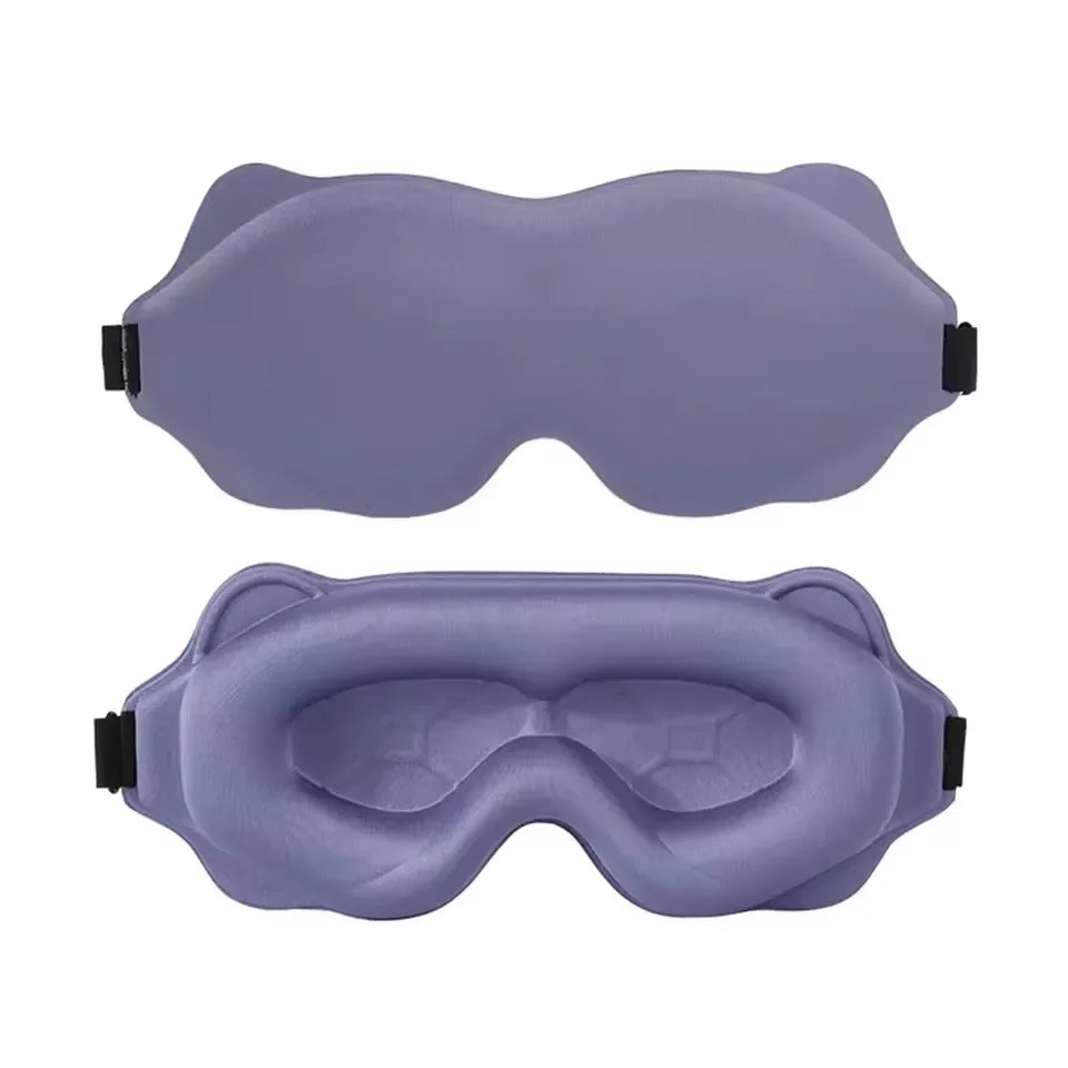 Sleeping Mask Eyepatch Blindfold Light Travel Eye Mask for 3D Sleeping Mask Slaapmasker Night Sleep Patch Portable Eyemask Pad Tri Light Beauty