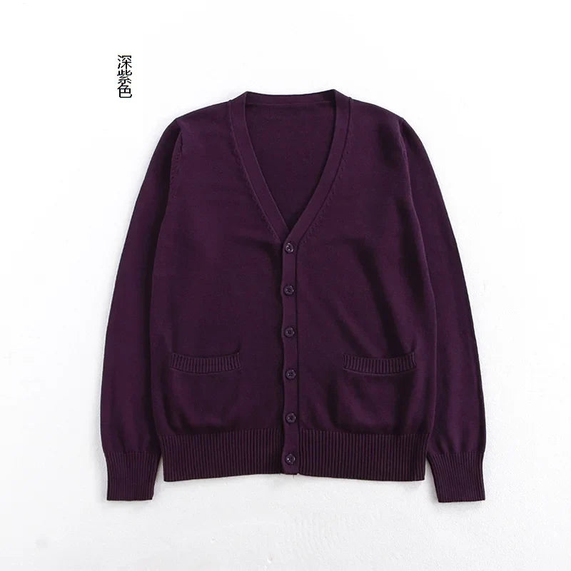New Sweater Solid Candy Women Knit Top Fashion Female Cardigan Thin Spring Autumn Long Sleeve Adult Jacket Clothes Slim XS-2XL LadyShow.Store
