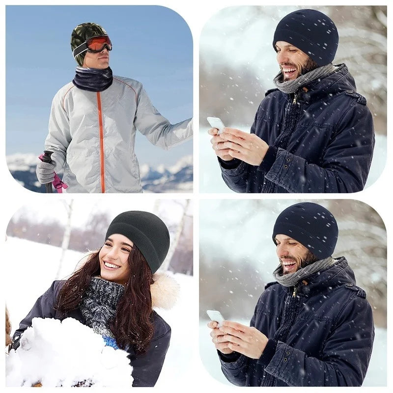 Outdoor Fleece Sports Hat Fishing Cycling Hunting Military Tactical Cap Men Women Warm Windproof Winter Cap Camping Hiking Caps Pi-Mart