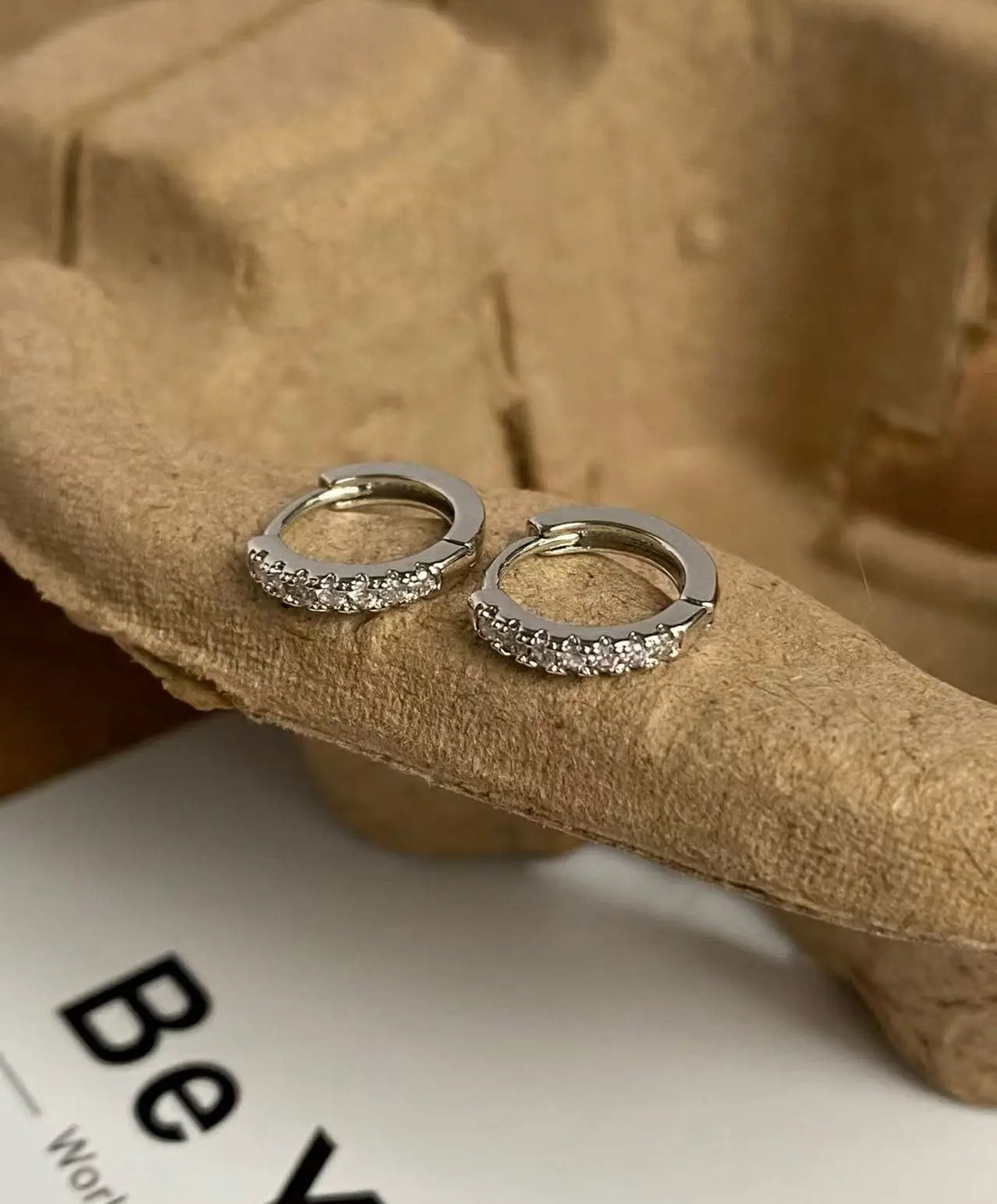 2026 Autumn Winter Fast Ship Newest Luxury Romantic Women Jewelry  Plated Rhinestone Crystal Hoop Earrings For Women Wholesale Pi-Mart