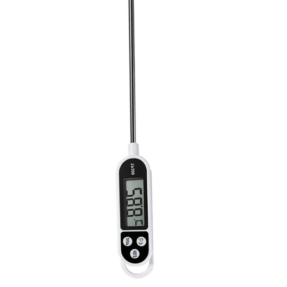 TP300 Electronic Food Thermometer Instant Read Meat Thermometer LCD Display Digital Milk Thermometer for Meat /Cooking /BBQ/Milk LadyShow.Store