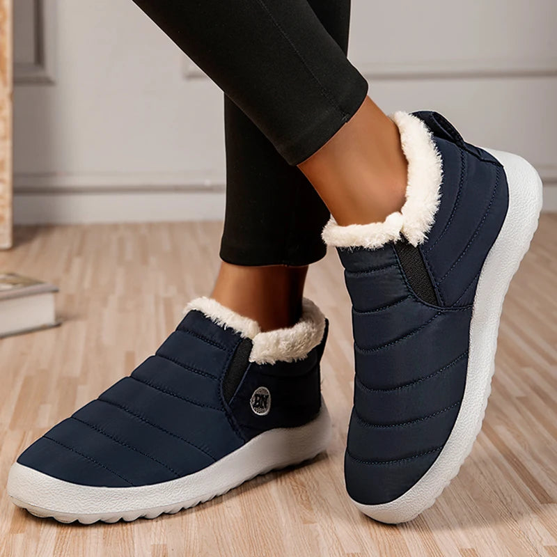 Winter Waterproof Fashion 2025 Men Casual Shoes Breathable Shoes Men Sneakers Slip On Black Men's Sneaker Leisure Soft Shoes Pi-Mart