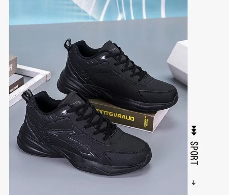 Autumn New Men Microfber Running Shoes Luxury Brand Men Shoes School Student Air-cushion Sneakers Fashion Man Casual Shoes 35-48 Pi-Mart