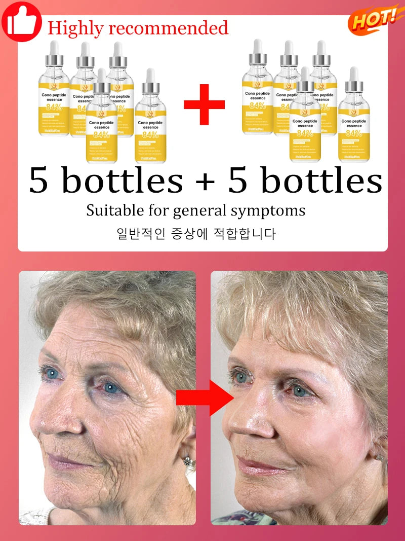 Collagen Peptide Serum for Face Hydrating Skin Renewal Essence Smooth Looking Skin Beauty Treatment.Unisex Pi-Mart