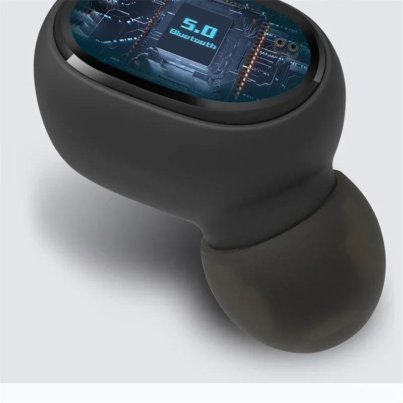 Digital Display Bluetooth Earphones with Mic TWS E6S Wireless Bluetooth Headset Noise Cancelling Headset for Xiaomi Huawei Oppo Pi-Mart