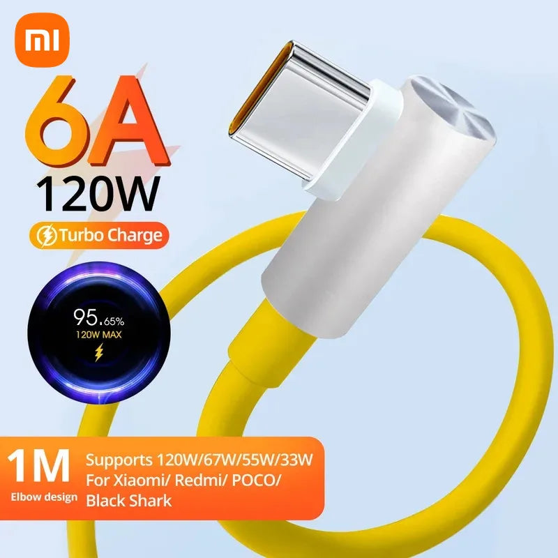 Original Xiaomi Super Fast Charging Cable For Mi 13 12 11 Pro Ultra USB C Cables Redmi Note 12 Turbo 11 10 Pro Poco X5 Pro Pi-Mart