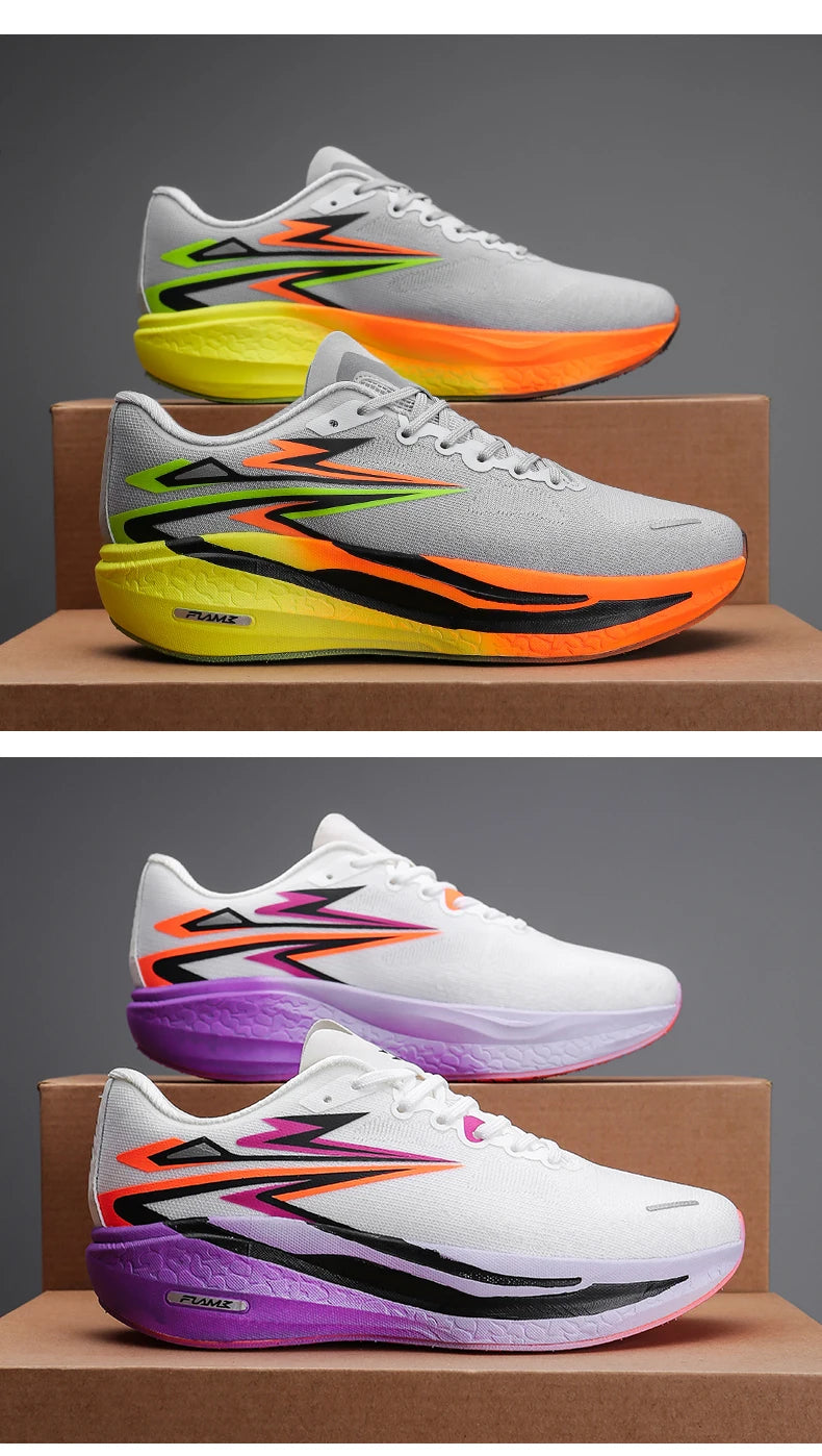 2026 Marathon Sneakers Athletic Men Shoes Carbon Board Comfortable High Quality Sports Nonskid Running Shoes Women Air Cushion Pi-Mart