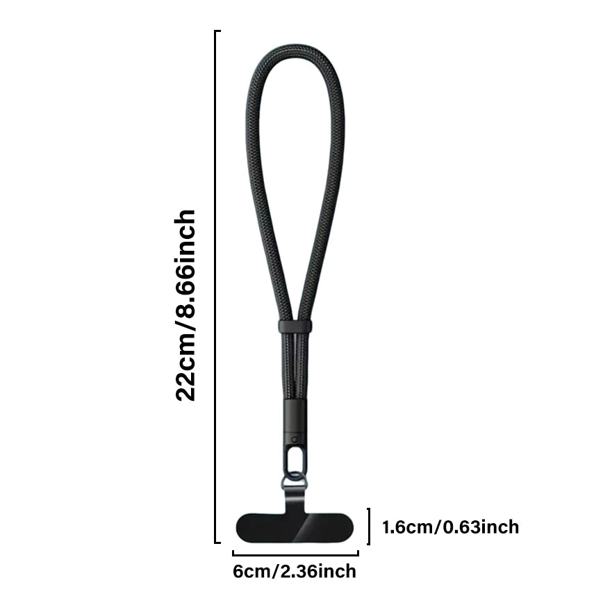 Universal Mobile Phone Anti-loss Wrist Strap Adjustable 360° Rotation Phone Self-locking Lanyard for iPhone 17 16 15 Pro Samsung Pi-Mart