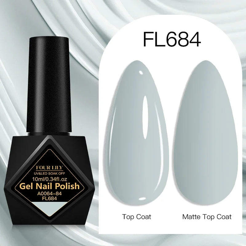 10ml Gel Nail Polish 162 Colors Nail Supplies Vernis Semi Permanent Nail Art Manicure Soak Off LED UV Gel Nail Varnishes Summer Tri Light Beauty