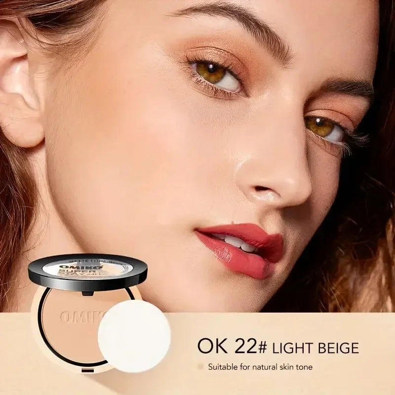 Loose Powder 3Colors Face Pressed Powder Long Lasting Oil Control Makeup Mineral Powder Natural Concealer Contour Face Cosmetics Tri Light Beauty