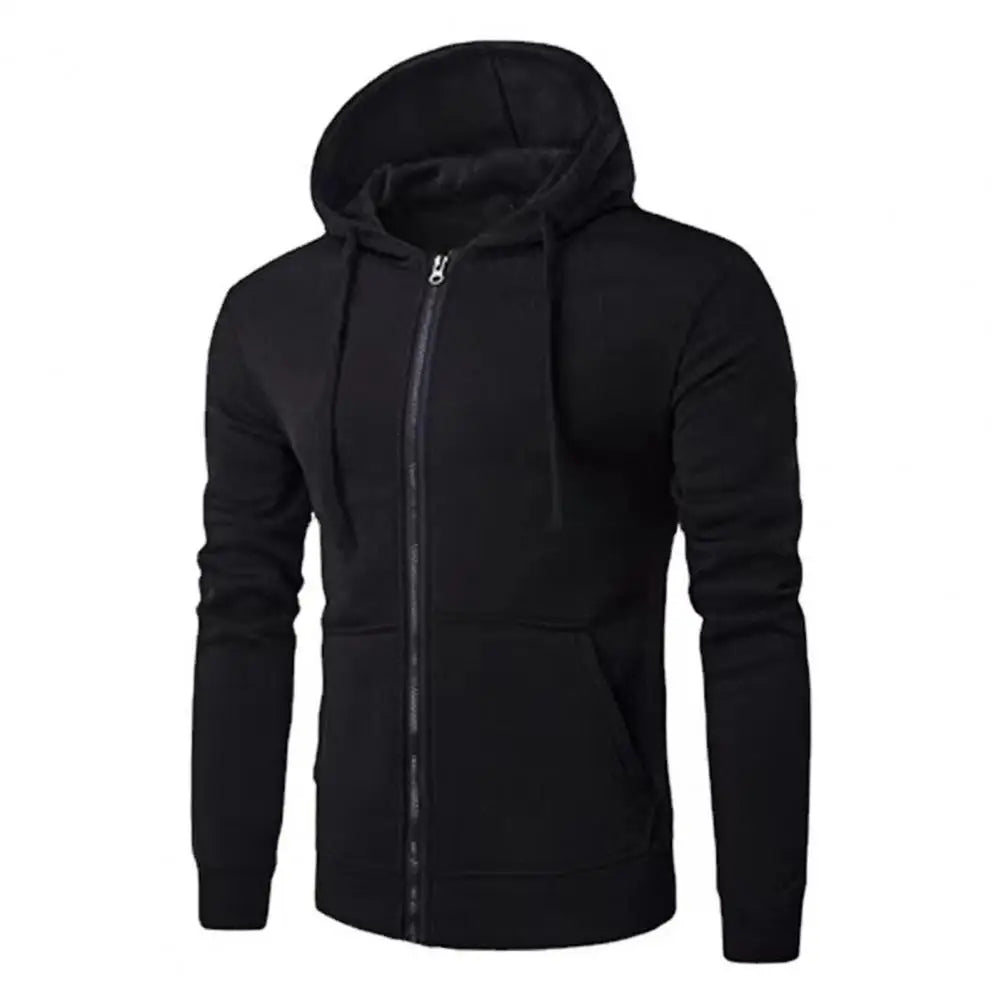 Autumn Men Sweatshirts Long Sleeve Jacket Hoodie Zipper Closure Jacket Male Hoodies Sweatshirt Slim Fit Male Clothing LadyShow.Store