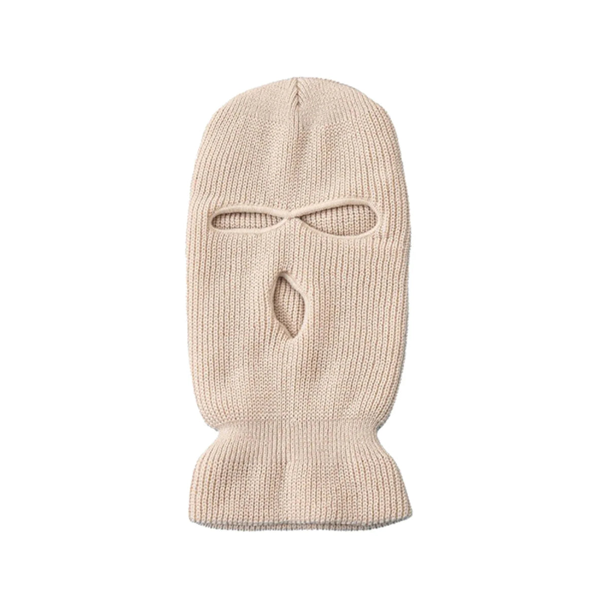 Winter Motorcycle Windproof Full Face Knit Hats Ski Mask Men Warm Wool Balaclava embroidery Winter hats Knitted 3 Holes Ski Mask Pi-Mart