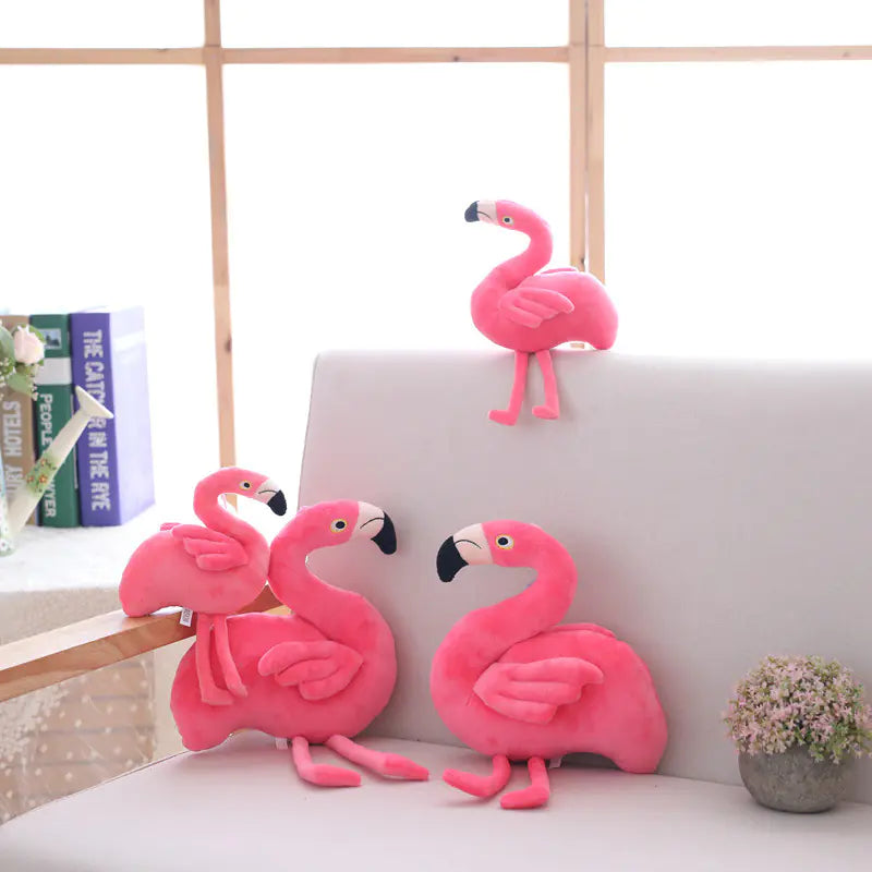 Flamingo Plush Pillow and Toy Collection