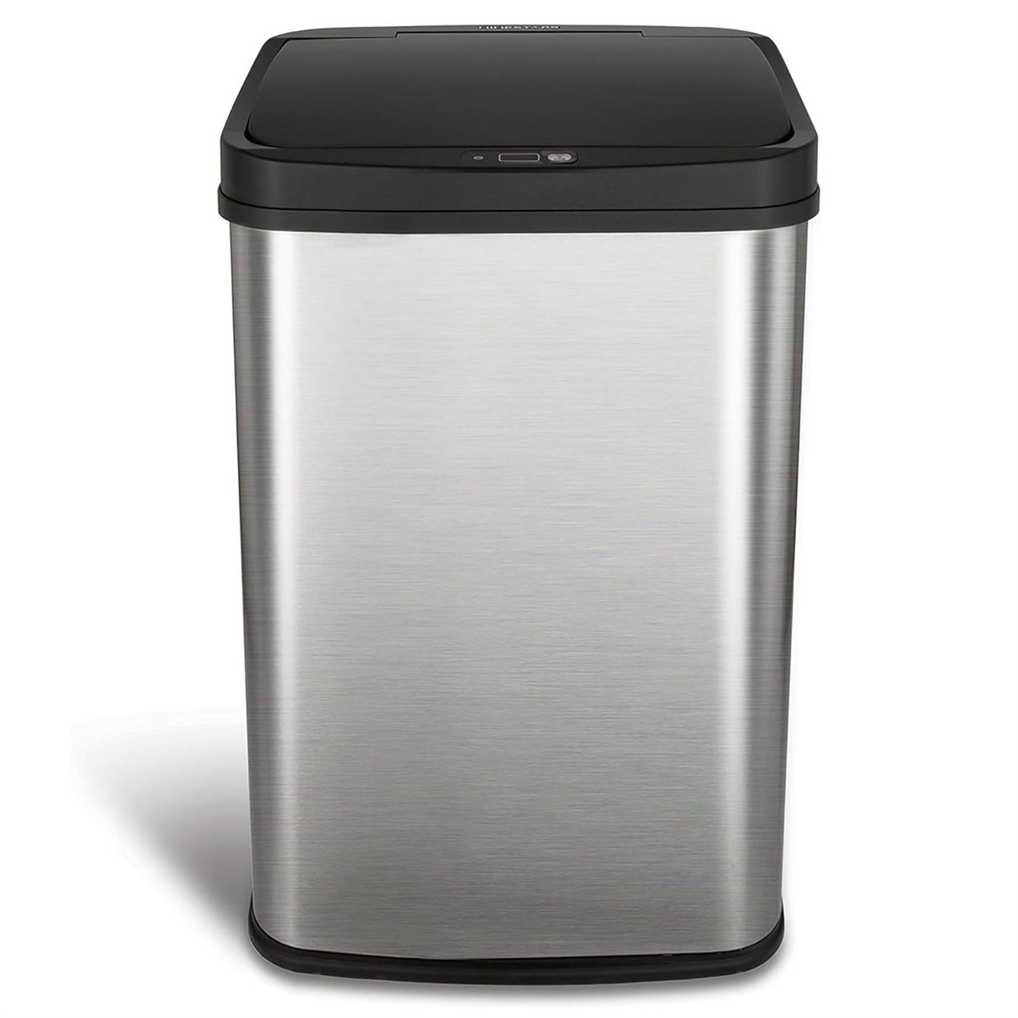 Silver/Black 13-Gallon Stainless Steel Kitchen Trash Can with Motion Sensor Lid LuxuryLifeWay Online Store