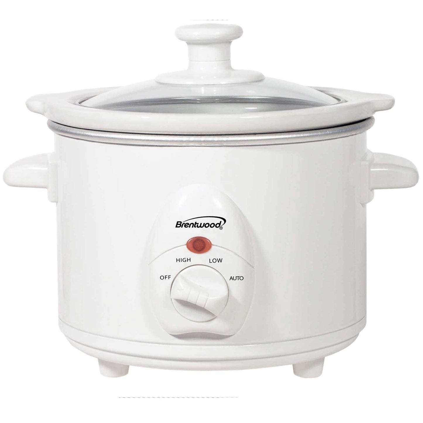 Brentwood 1.5 QT Slow Cooker in White LuxuryLifeWay Online Store