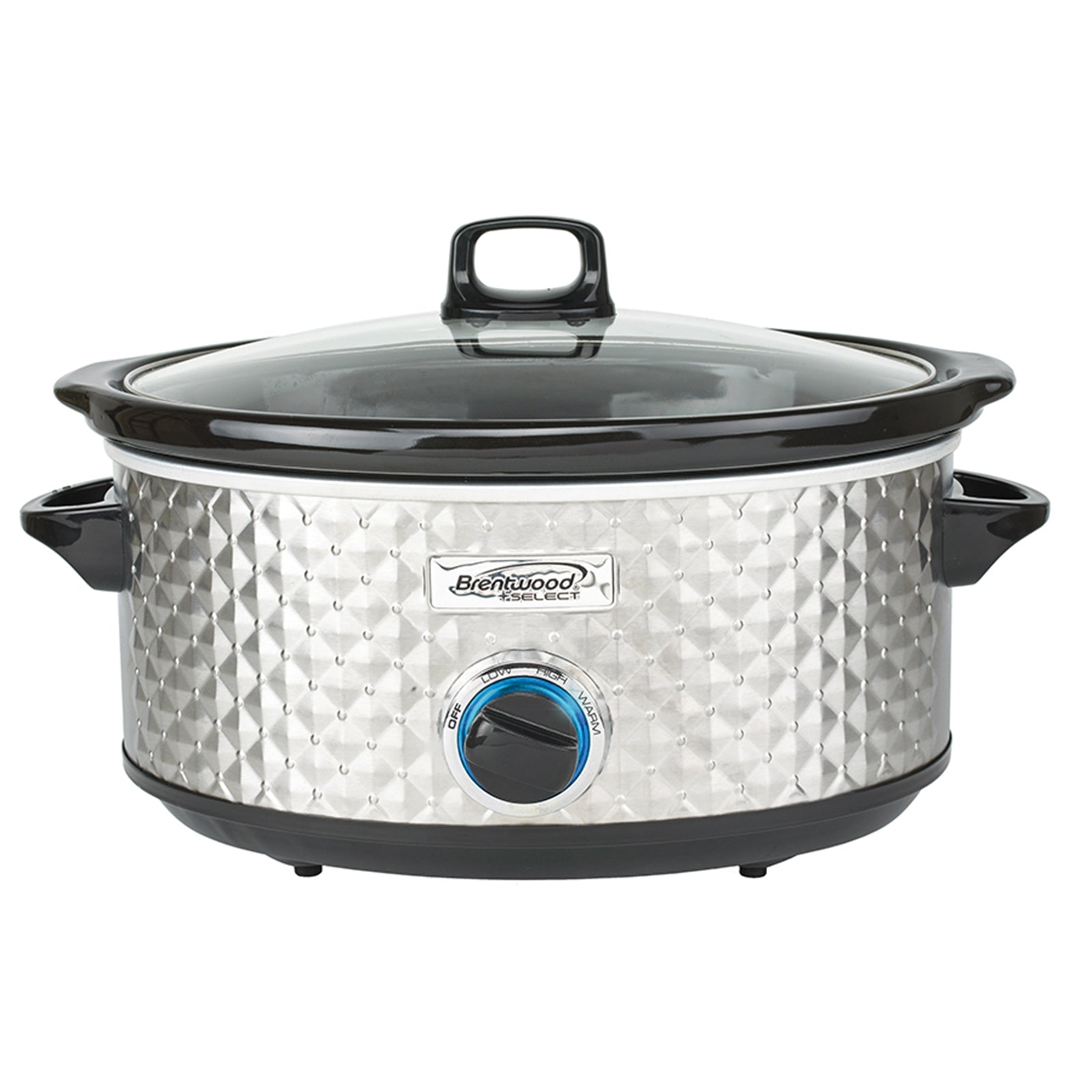 Brentwood Select 7 Quart Slow Cooker in Silver LuxuryLifeWay Online Store