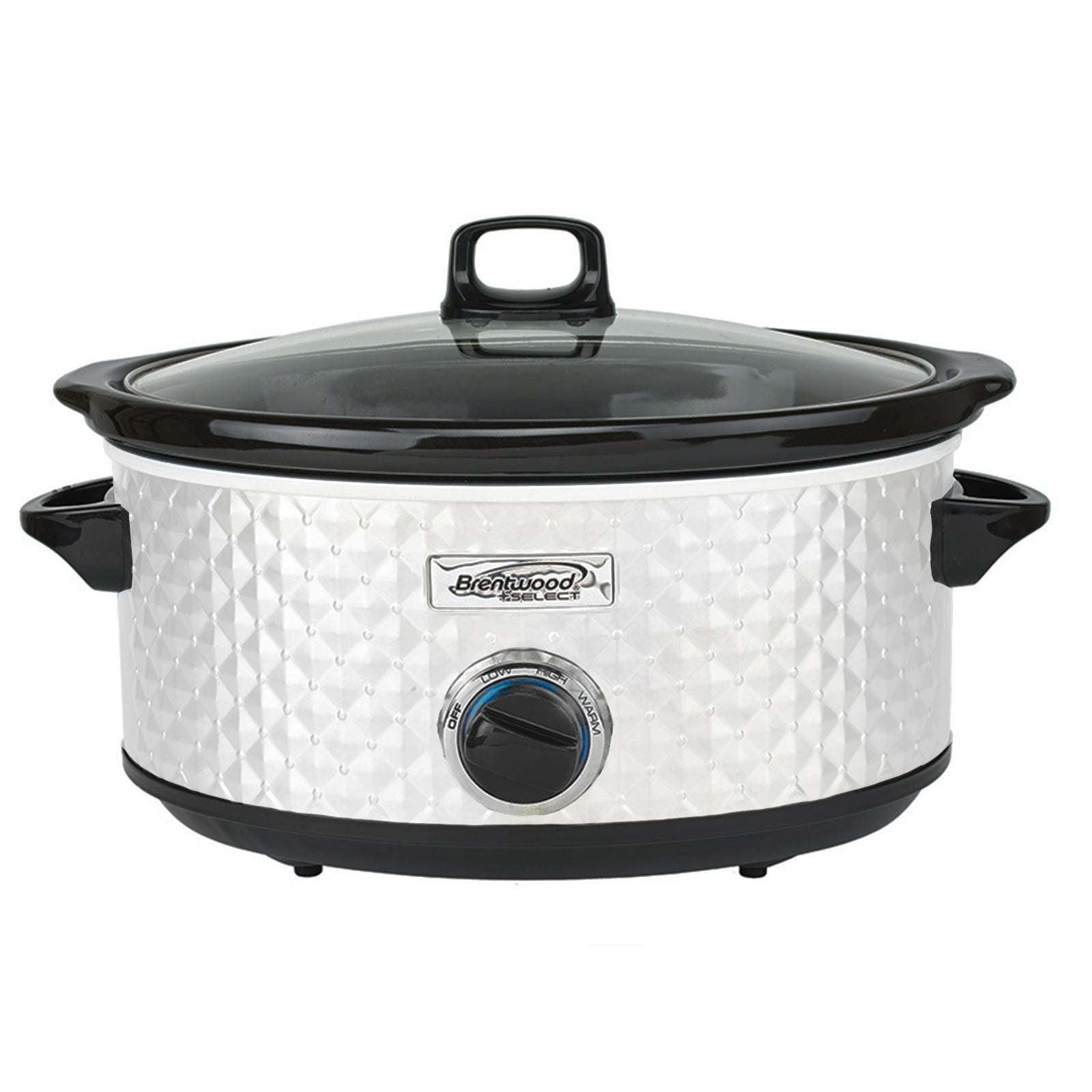 Brentwood Select 7 Quart Slow Cooker in White LuxuryLifeWay Online Store