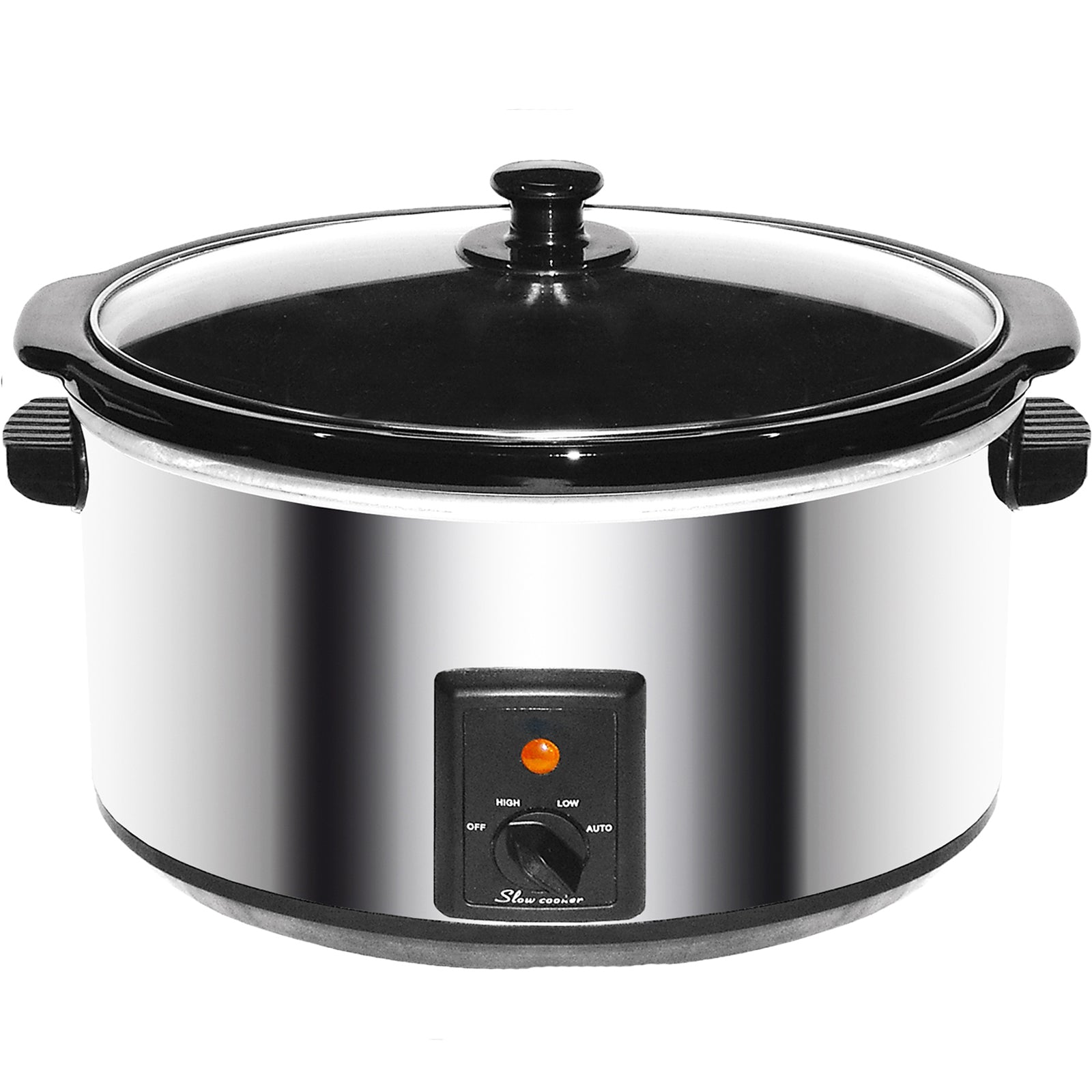 Brentwood 8.0 Quart Slow Cooker Stainless Steel LuxuryLifeWay Online Store