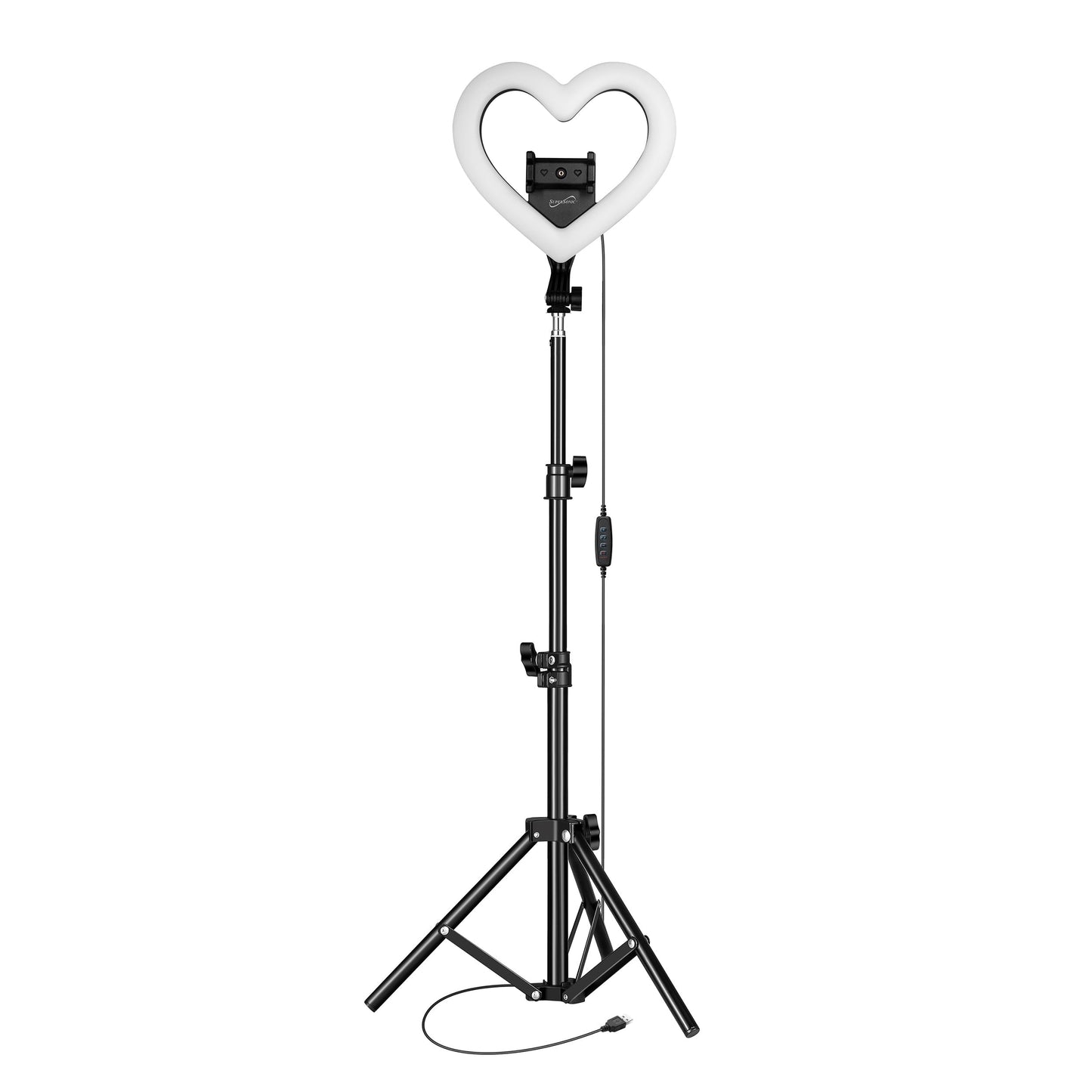 SuperSonic Pro Live Stream 10 Inch Heart Shaped Selfie Ring Light LuxuryLifeWay Online Store