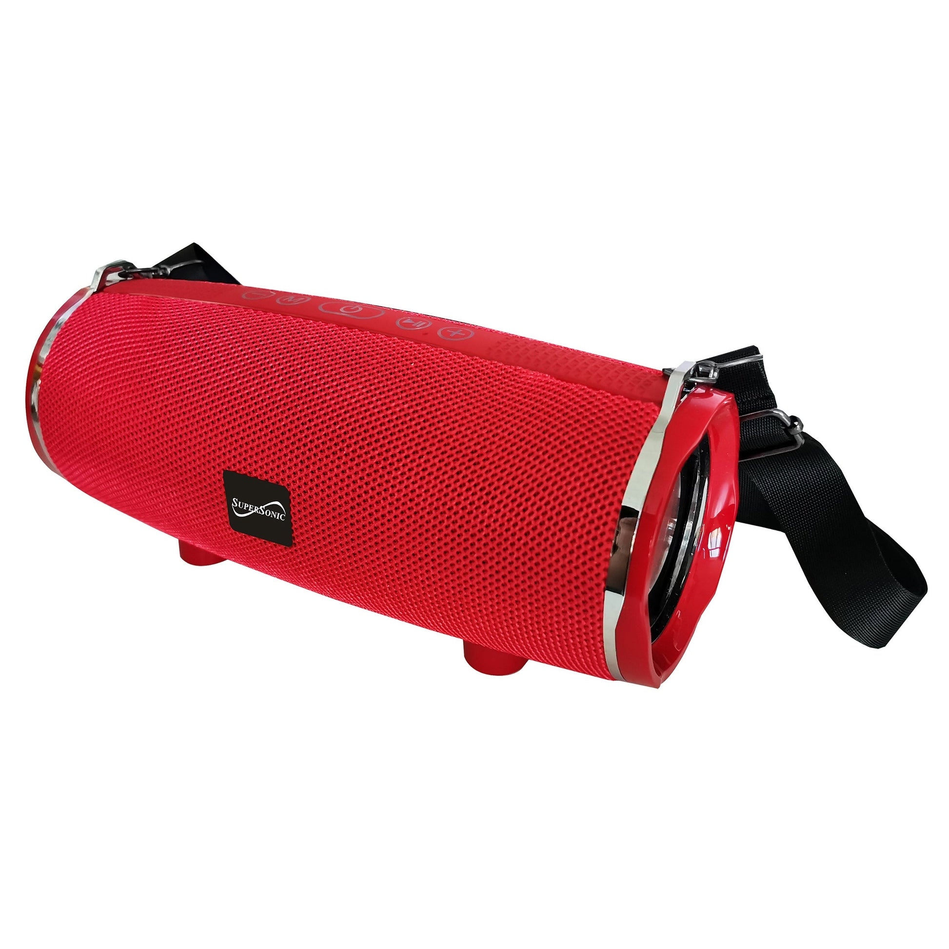 SuperSonic Portable Lightweight Bluetooth Speaker in Red LuxuryLifeWay Online Store