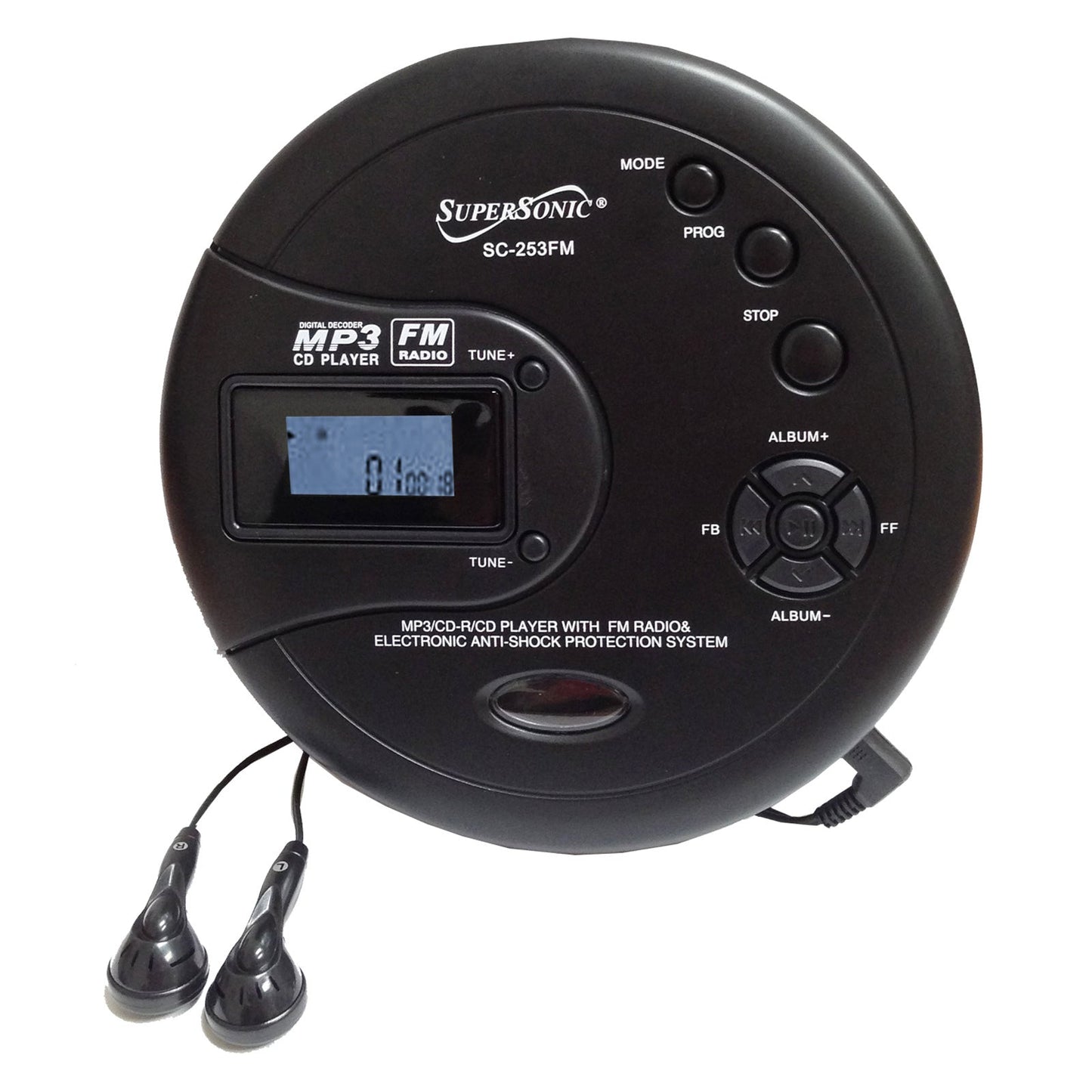 Supersonic Personal MP3/CD Player with FM Radio LuxuryLifeWay Online Store