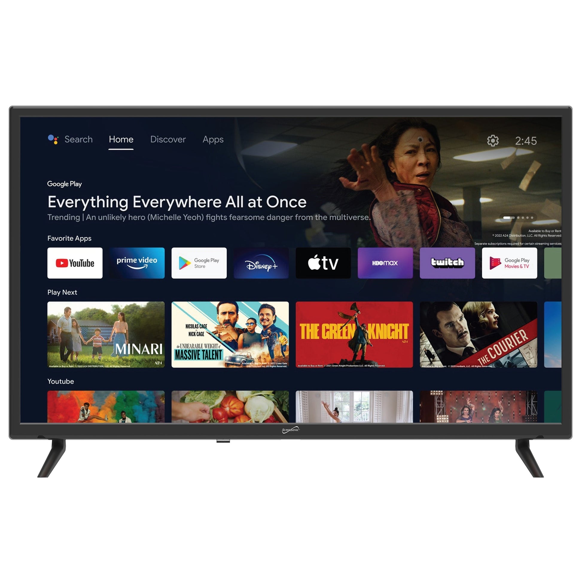 SuperSonic 32 Inch LED Smart HDTV LuxuryLifeWay Online Store