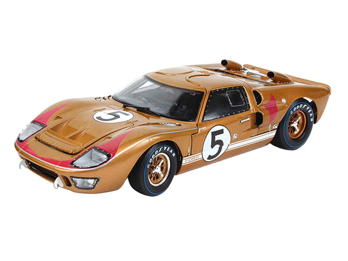 Ford GT40 MKII #5 Ronnie Bucknum - Dick Hutcherson "Holman & Moody" 3rd Place "24 Hours of Le Mans" (1966) "60th Anniversary of Historic 1-2-3 Finish" Series 1/18 Diecast Model Car by ACME LuxuryLifeWay Online Store