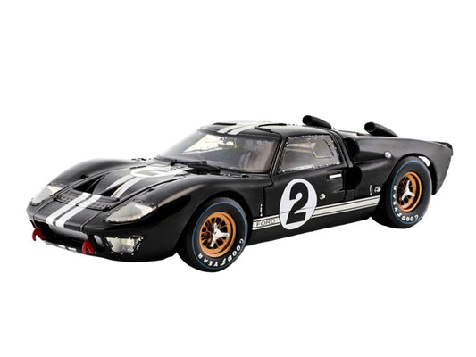 Ford GT40 MKII #2 Bruce McLaren - Chris Amon "Shelby American" Winner "24 Hours of Le Mans" (1966) "60th Anniversary of Historic 1-2-3 Finish" Series 1/18 Diecast Model Car by ACME LuxuryLifeWay Online Store