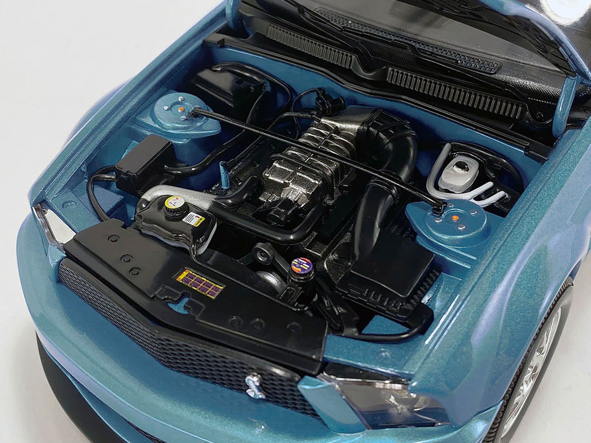 2007 Ford Shelby GT500 Windveil Blue Metallic "Shelby Collectibles" Series 1/18 Diecast Model Car by ACME LuxuryLifeWay Online Store