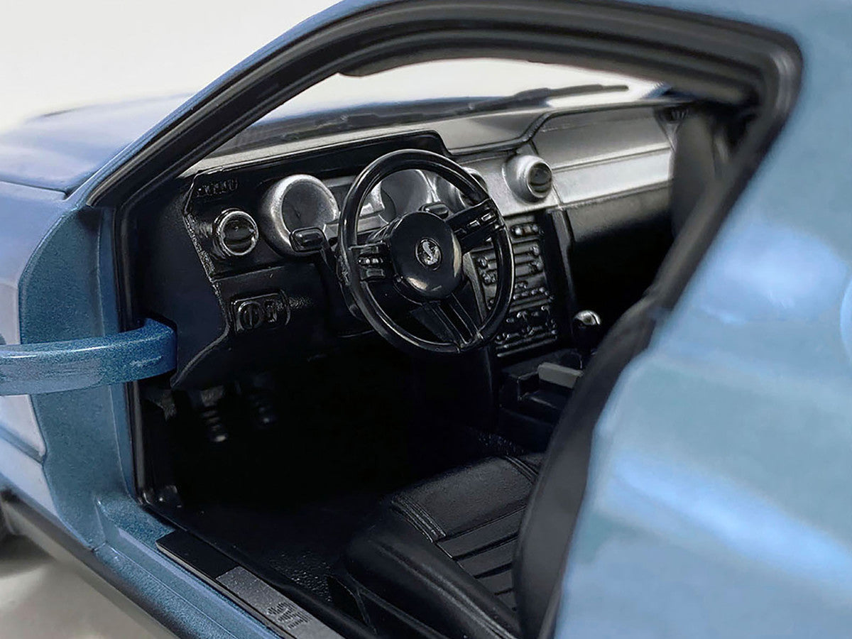 2007 Ford Shelby GT500 Windveil Blue Metallic "Shelby Collectibles" Series 1/18 Diecast Model Car by ACME LuxuryLifeWay Online Store