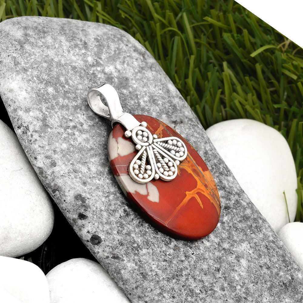 Natural Noreena Jasper Pendant P-1469 SDP107622 LuxuryLifeWay Online Store