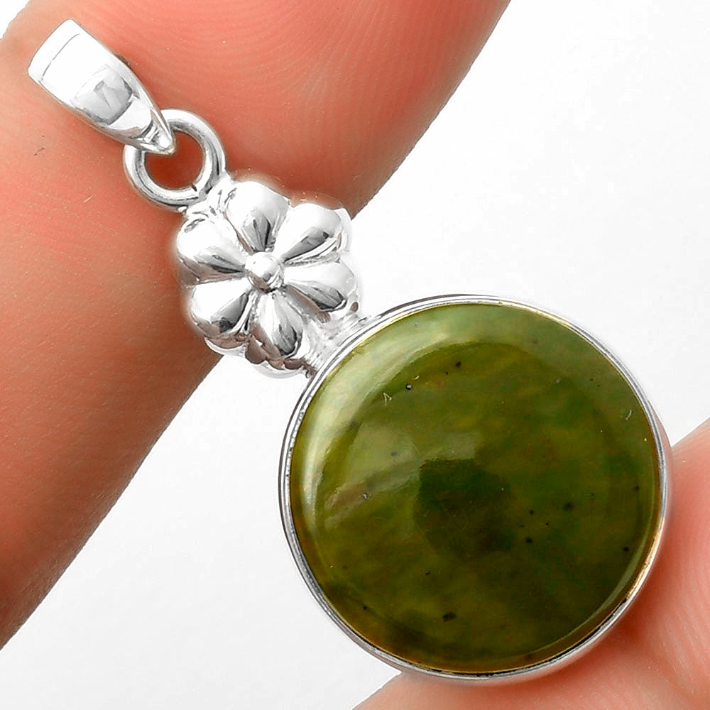 Natural Chrome Chalcedony Pendant P-1308 SDP117625 LuxuryLifeWay Online Store