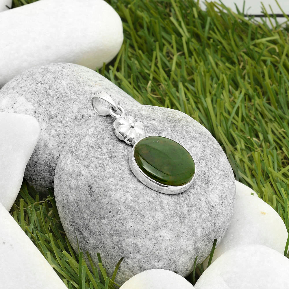 Natural Chrome Chalcedony Pendant P-1308 SDP117625 LuxuryLifeWay Online Store