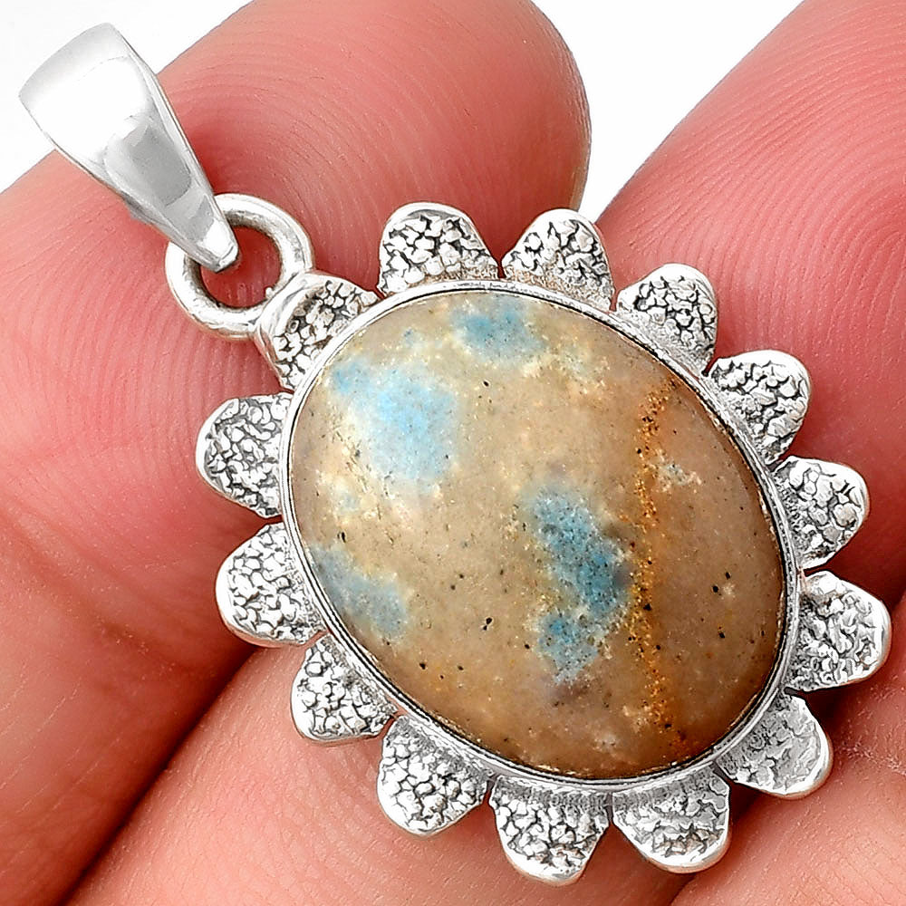 Natural Cavansite - India Pendant P-1205 SDP140360 LuxuryLifeWay Online Store