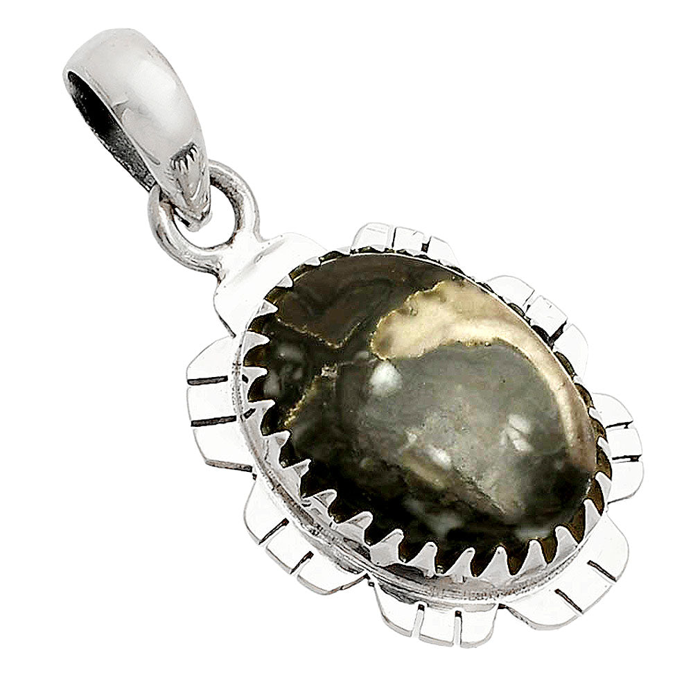 Natural Mexican Cabbing Fossil Pendant P-1347 SDP148589 LuxuryLifeWay Online Store