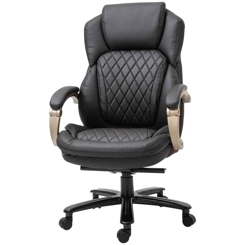Brown Big and Tall Diamond Stitching Executive Adjustable Height Office Chair LuxuryLifeWay Online Store