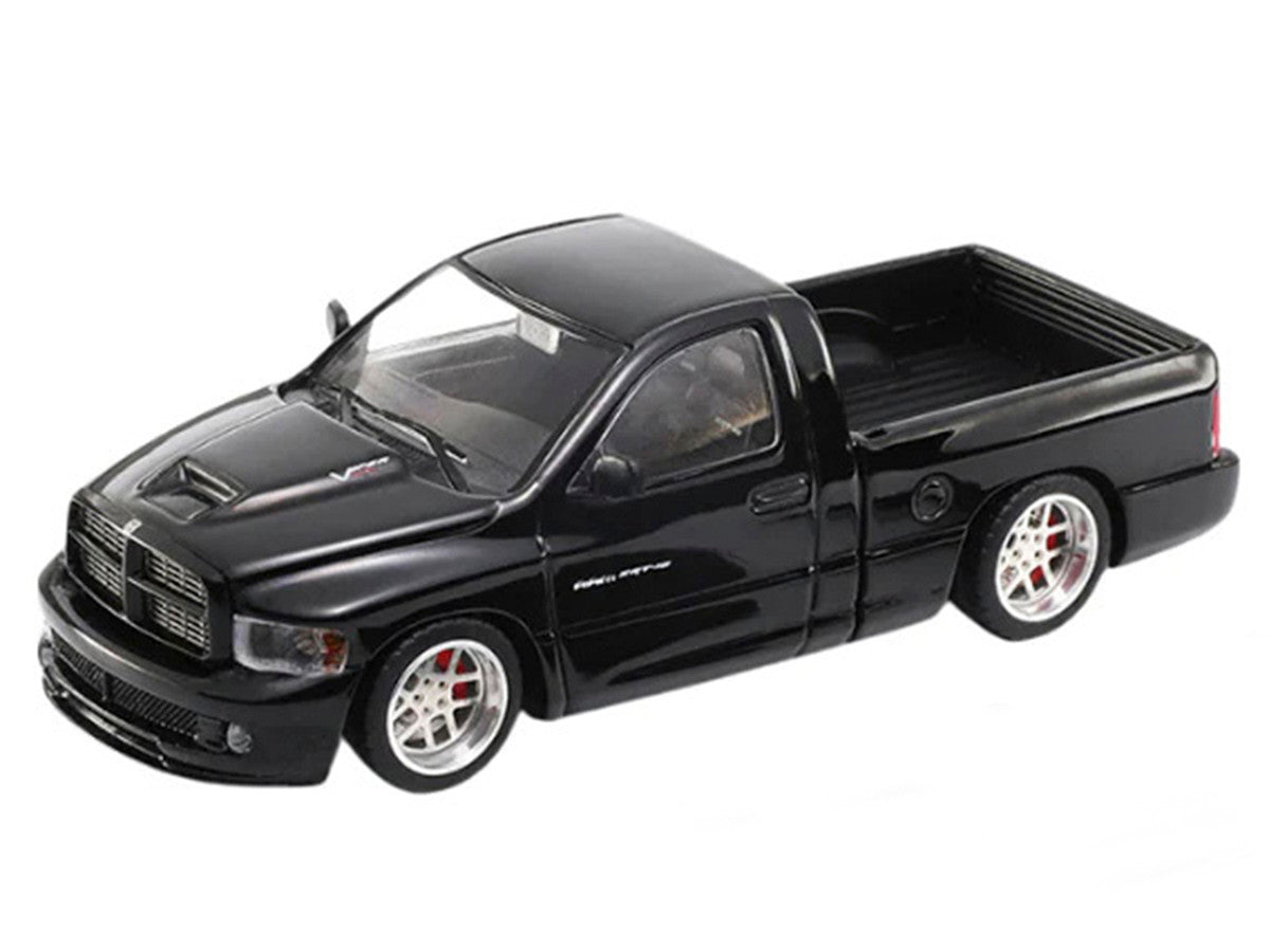 2003 Dodge Ram SRT-10 Pickup Truck Black 1/64 Diecast Model Car by Shoom64 Models LuxuryLifeWay Online Store