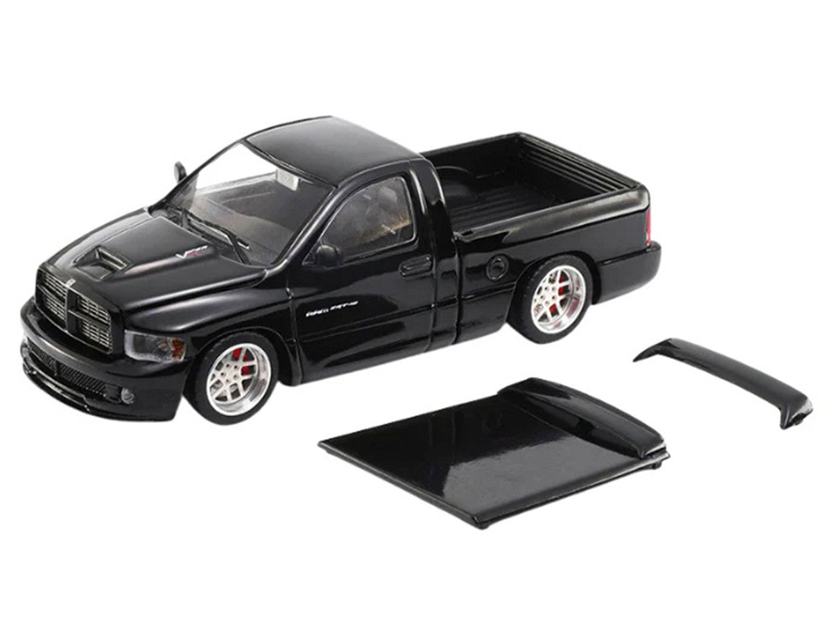 2003 Dodge Ram SRT-10 Pickup Truck Black 1/64 Diecast Model Car by Shoom64 Models LuxuryLifeWay Online Store