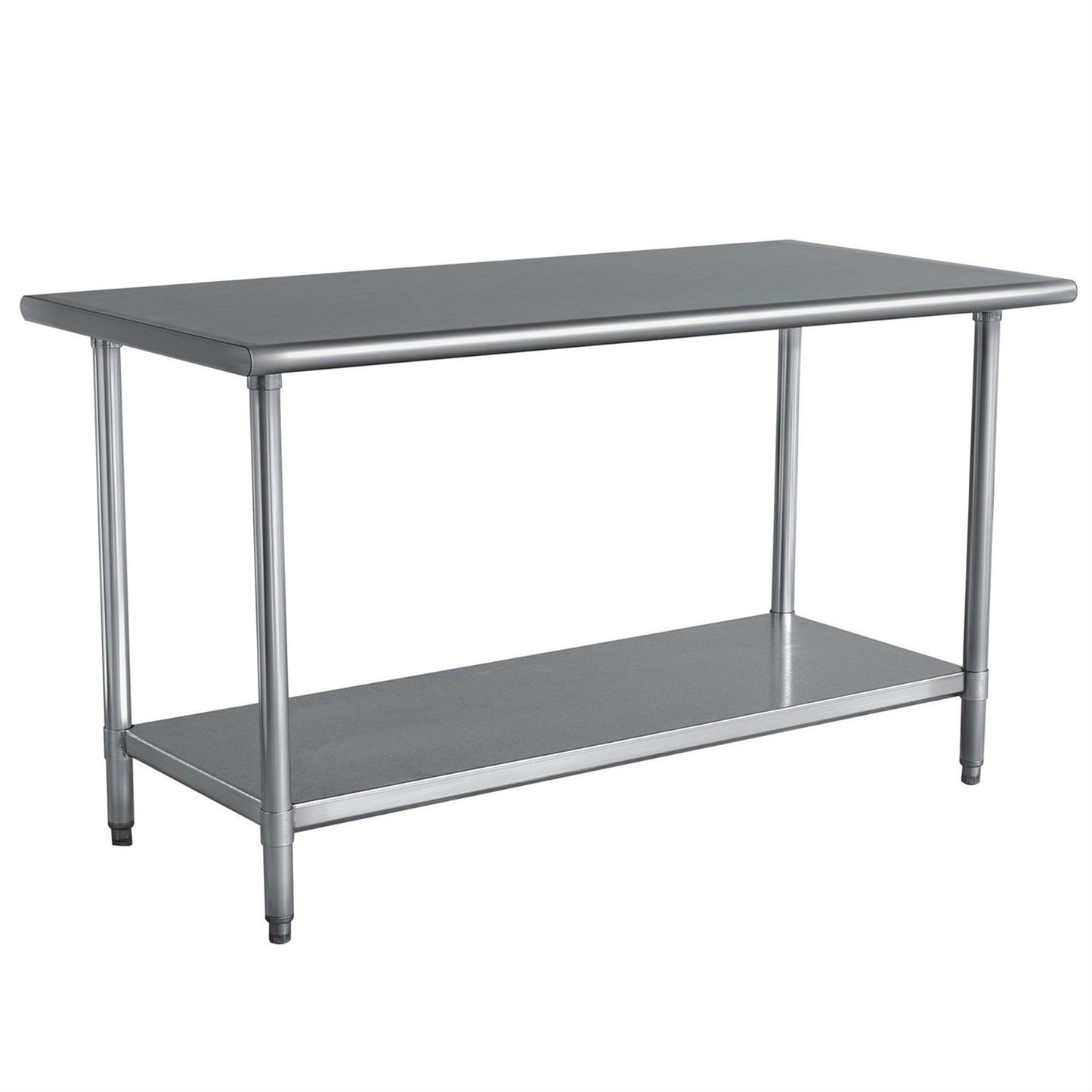 Stainless Steel Top Utility Table High Top Workbench Prep Table 24 x 48 inch LuxuryLifeWay Online Store
