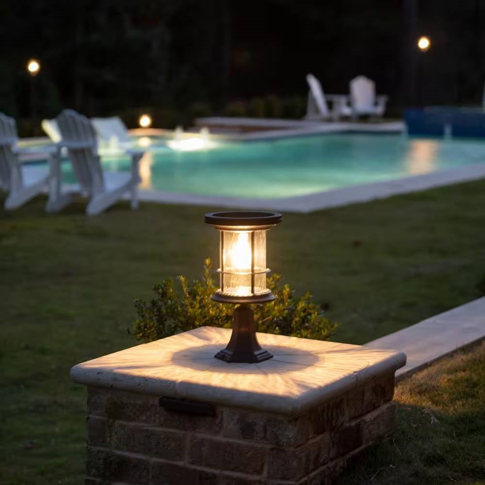 Outdoor Pole/Base/Wall Mount Solar LED Light - Yard Path Lighting - 100 Lumens LuxuryLifeWay Online Store